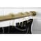 Kingston Brass 4760 Stainless Steel Adjustable Curved Shower Curtain Rod, Brushed Brass CC3177 - alternate 3